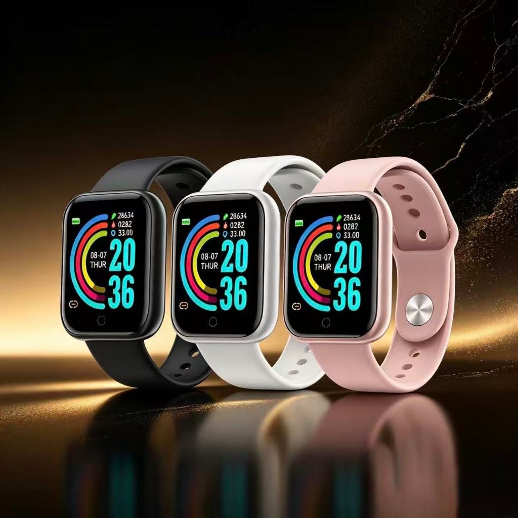 Smartwatch D20 - Relógio Esportivo Inteligente com Bluetooth compatível