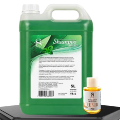 Detox Shampoo Mentolado Galão 5 Litros + Brinde - S&O Professional