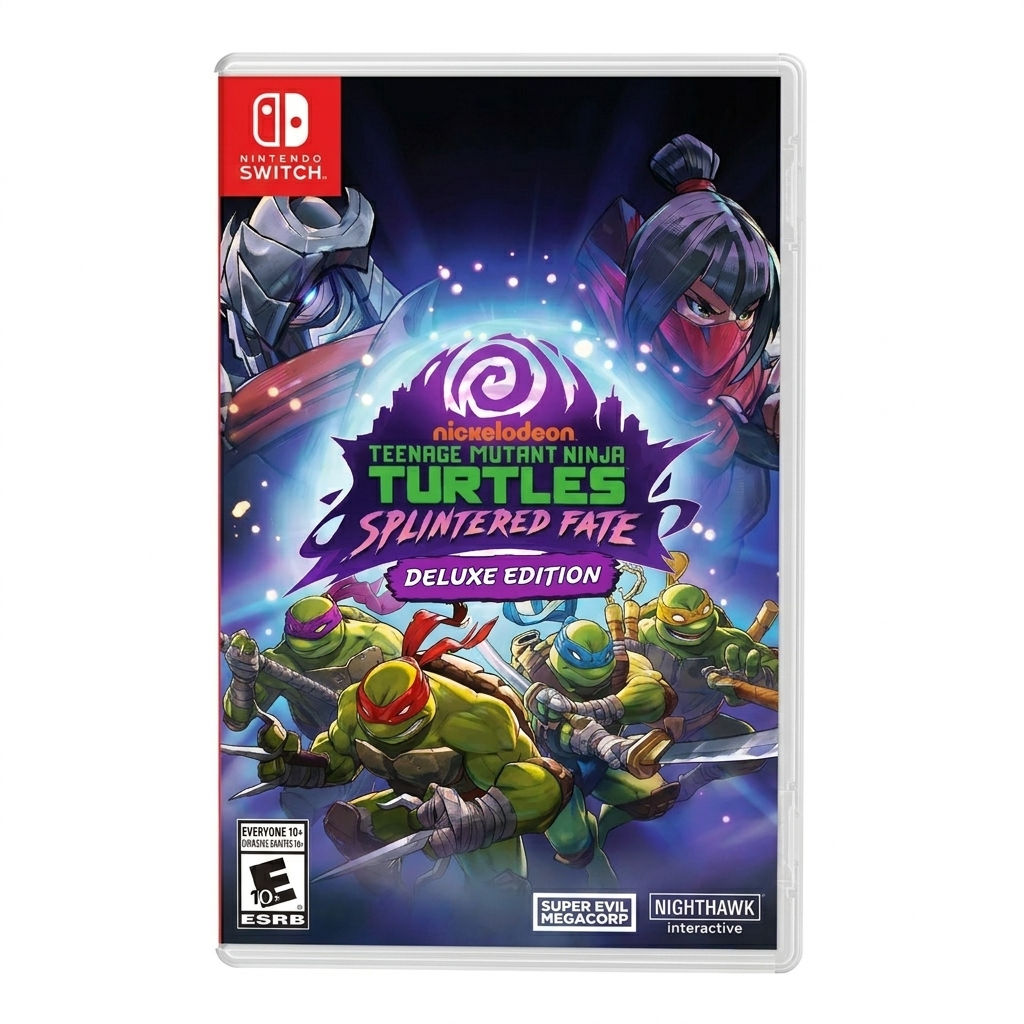 Teenage Mutant Ninja Turtle Splintered Fate Deluxe Edition Switch Midia Fisica