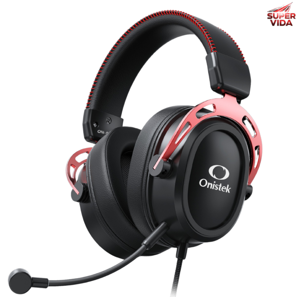 Headset Gamer Com Fio Microfone 50mm Type-C USB Para PC Notebook-Onistek