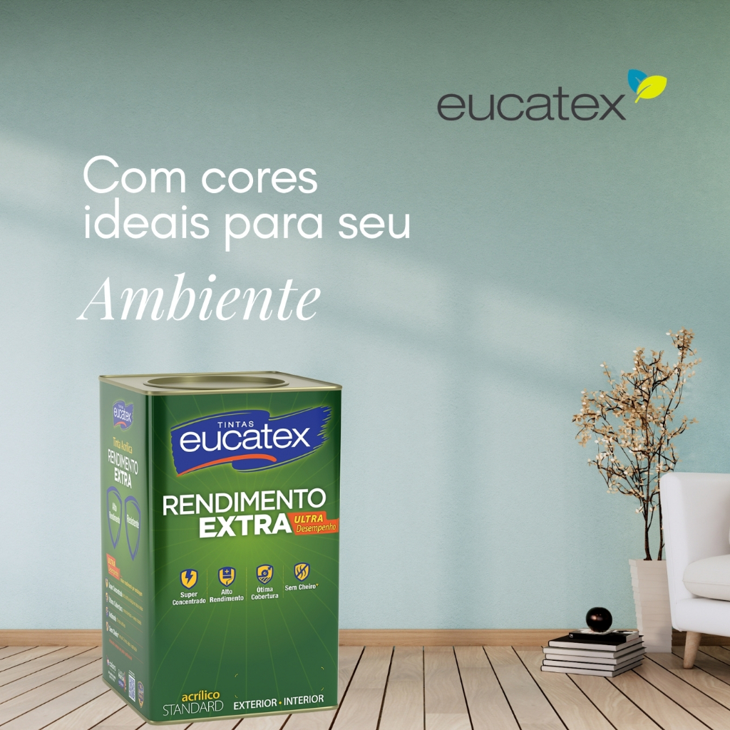 Tinta Exterior Eucatex Rendimento Extra Acrílica 18l Cores · foto 2