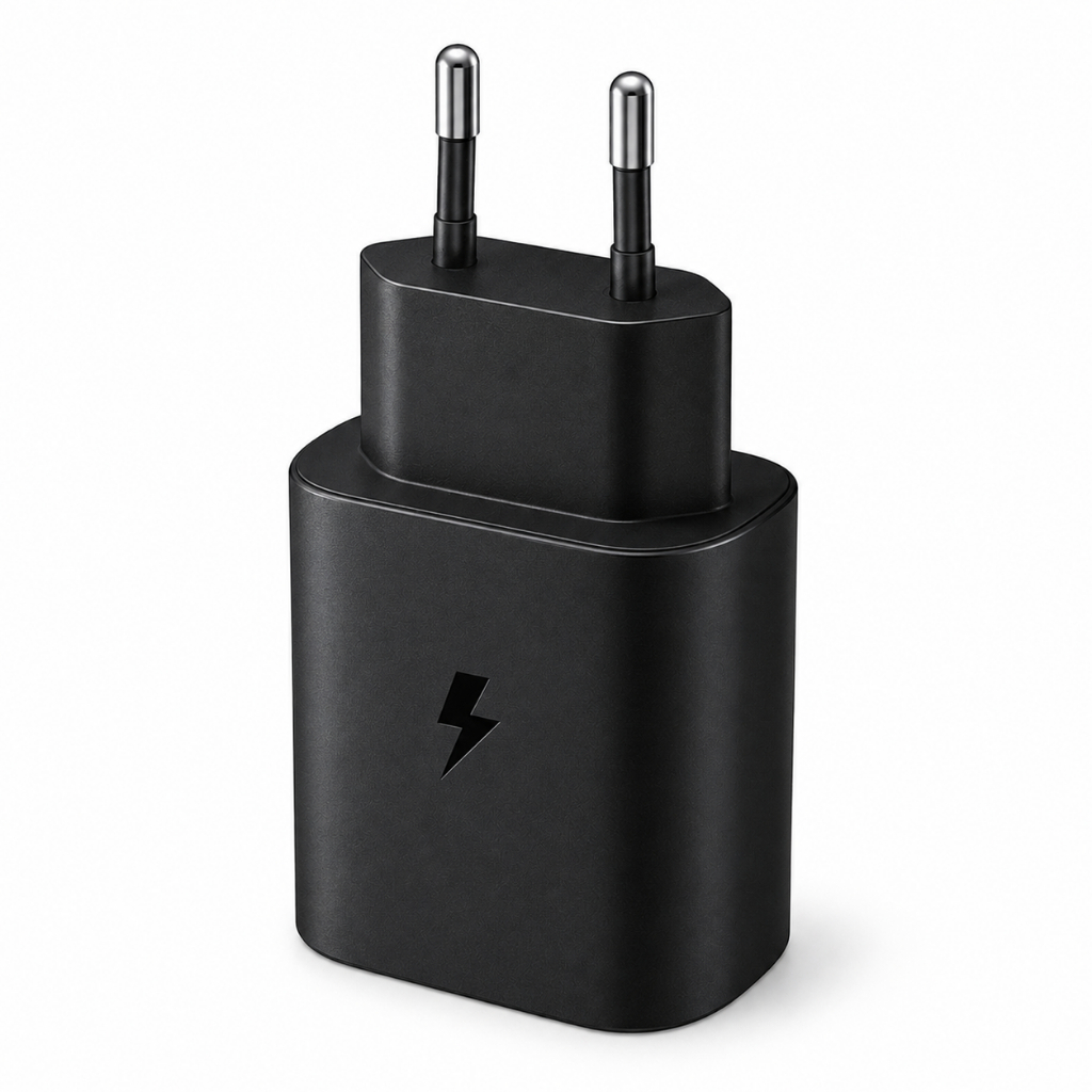Carregador Adaptador 25W USB-C Tipo C Super Rápido PD para Celular Tablet e Dispositivos Tipo-C