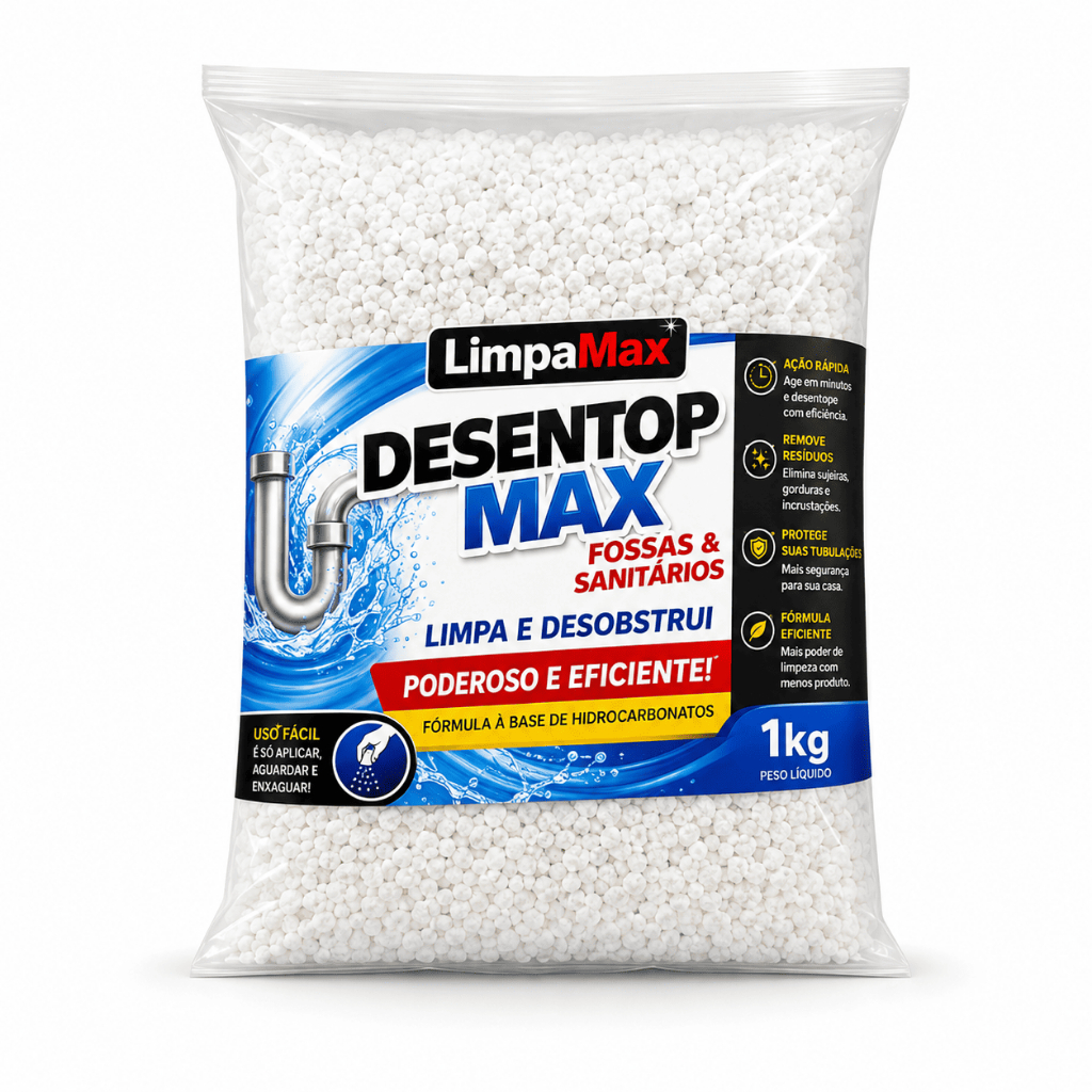 Desentupidor Eficaz & Eficiente Desentope Pias, Ralos, Vasos e Canos 100g 250g 500g 1kg