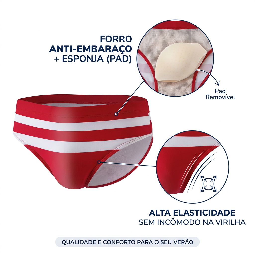 Z&D Lingerie Sungas Masculinas Cuecas Cavadas Briefs listra Bolso Traseiro Com Zipper Apertado Biquíni UDL112