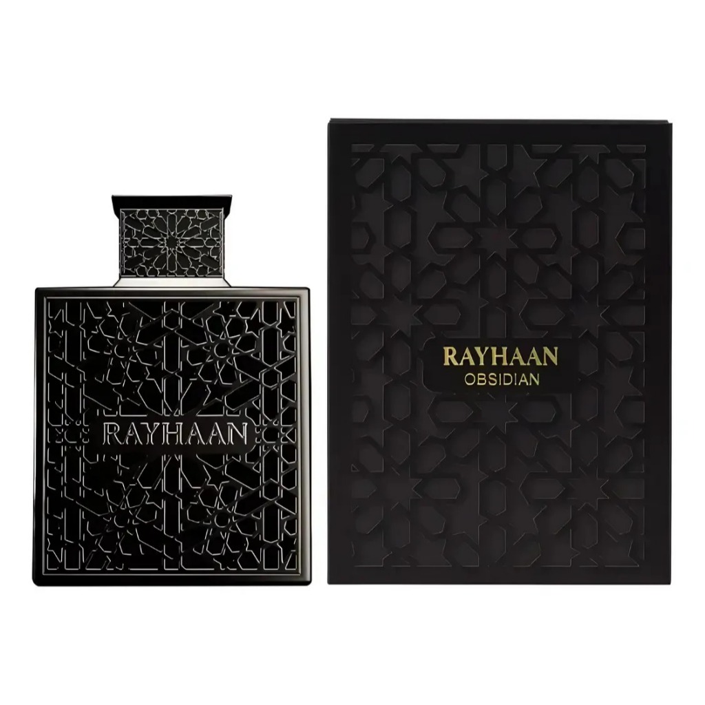 Perfume Árabe Rayhaan Obsidian EDP 100ml Masculino Original Importado