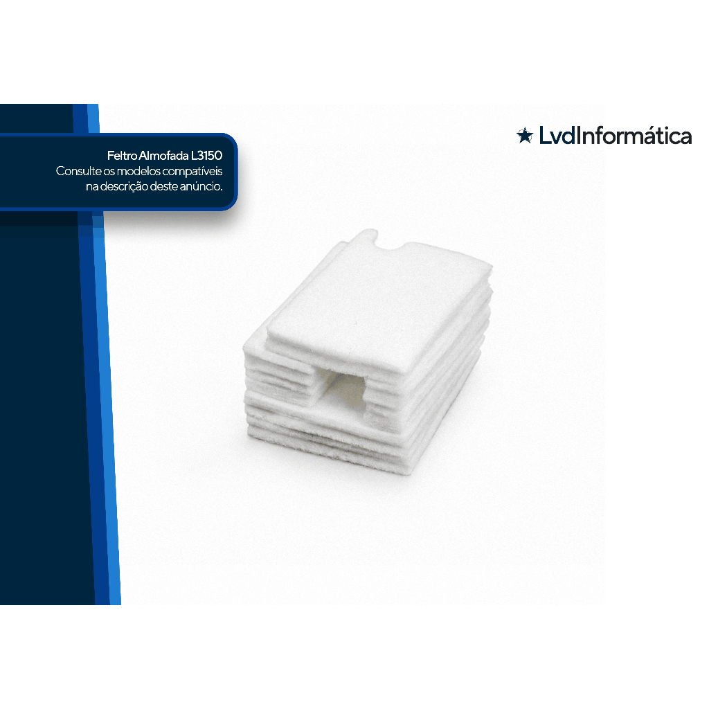 Almofada Esponja Feltro Epson L3210 L3250 L3150 L3110 L5190