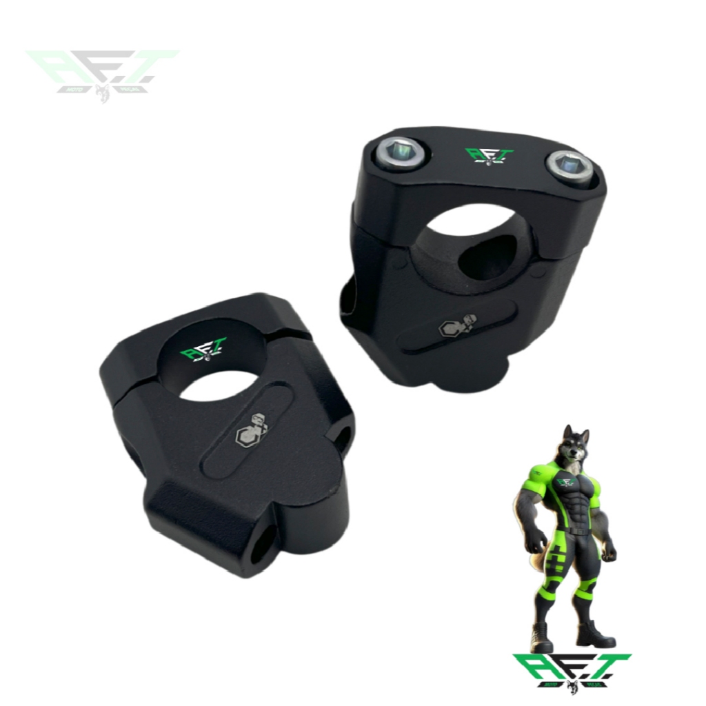 Alongador De Guidão Para Moto Esportivo 22mm Universal