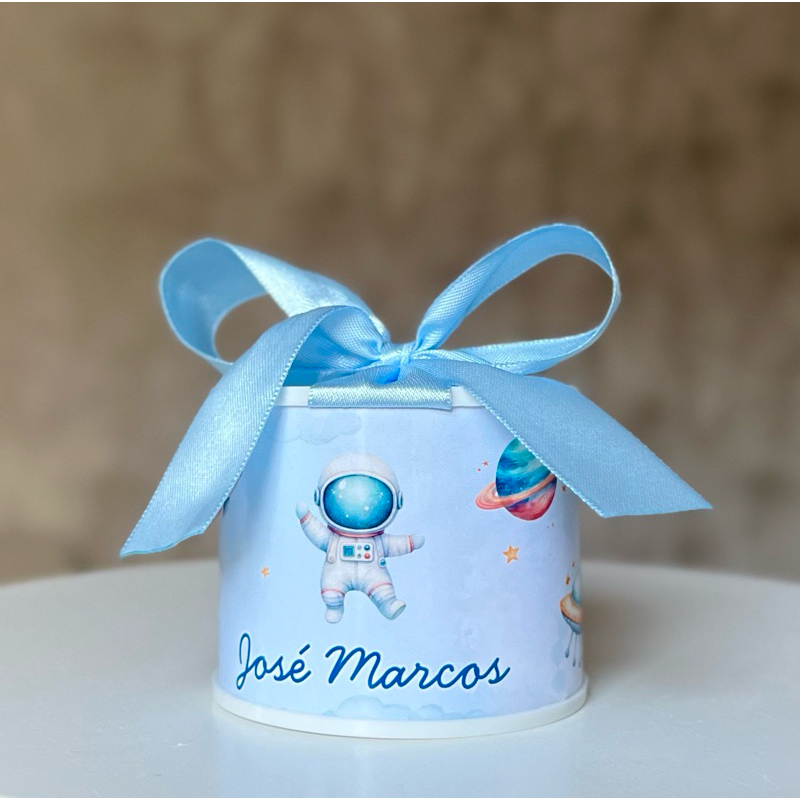 Kit tubolatas personalizadas ASTRONAUTA • 5x6 - Lembrancinha festa aniversário | maternidade | chá de bb