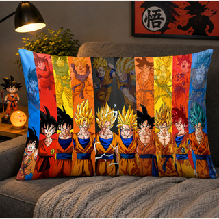 Almofada 27x37 Dragon Ball Super Z GT AF Anime Manga Goku Presente Decoração