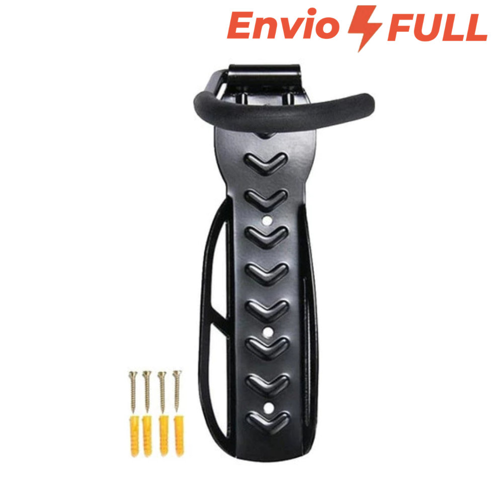 Suporte Gancho Bike Parede Vertical Absolute Hx-83 Cor Preto