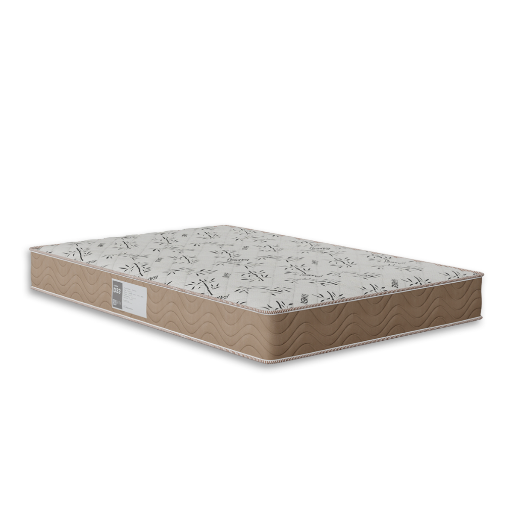 Colchão Viúva D33 One Face - 17x128x188cm- Suede Bege
