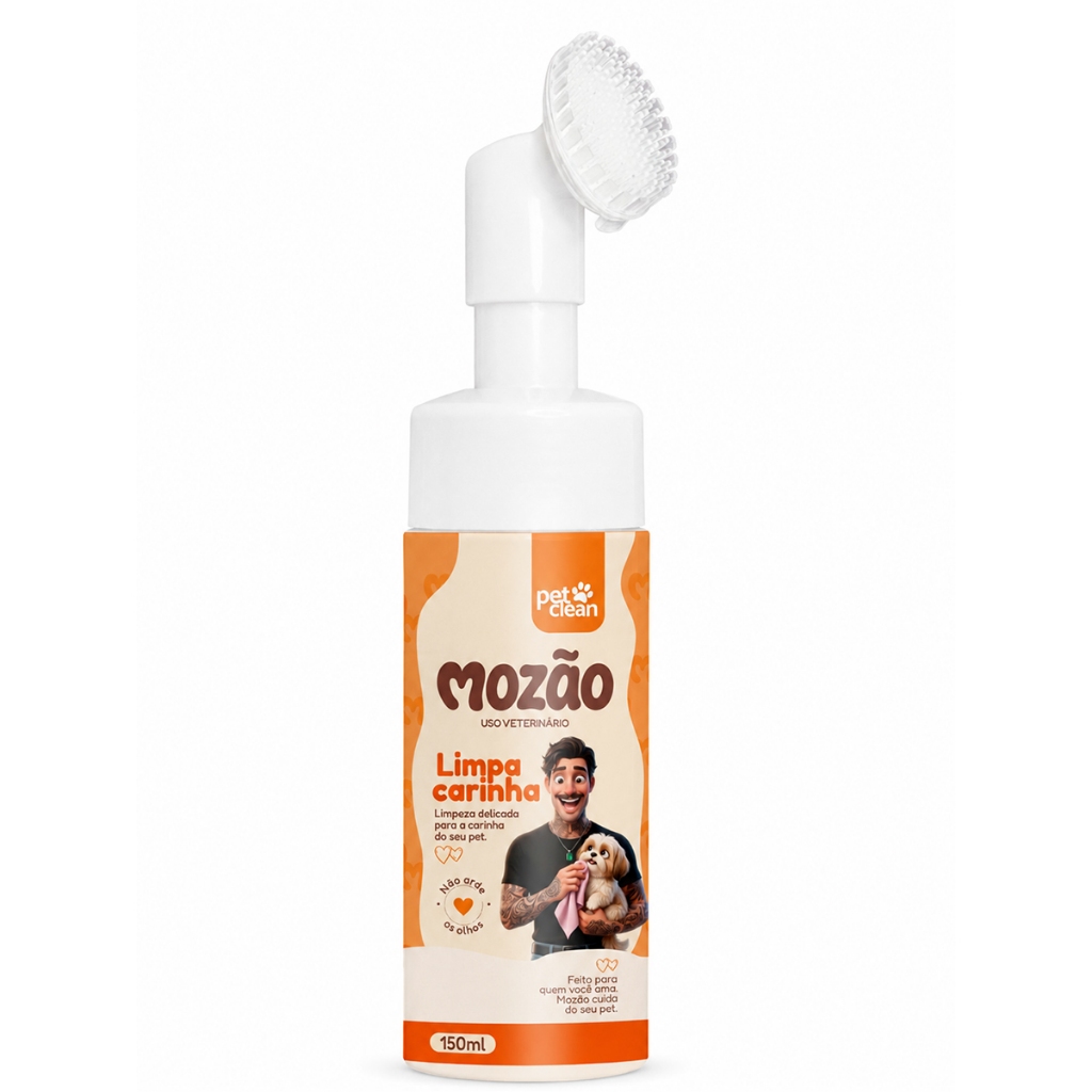 Limpa Carinha Limpador De Face Cães E Gato Pet Clean 150ml Mozão