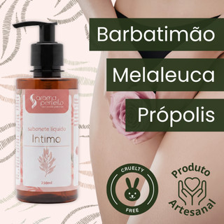 Sabonete Íntimo de Barbatimão, Melaleuca e Própolis 250ml