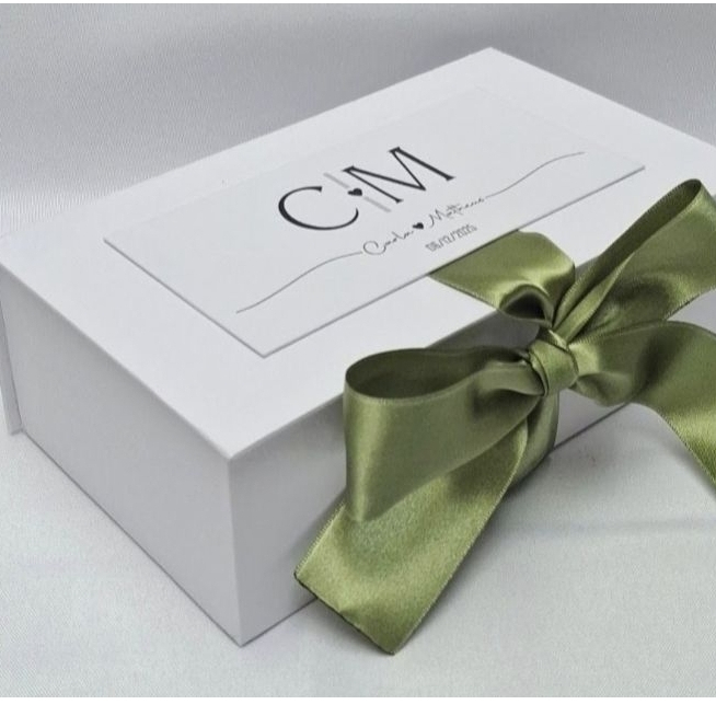 Caixa cartonada personalizada 21x12x7cm convite padrinhos de casamento, brinde corporativo, caixa de presente