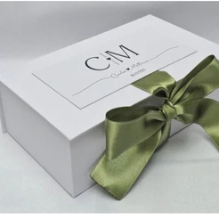 Caixa Personalizada Padrinhos Casamento 21x12x7cm — Lembrança & Brinde