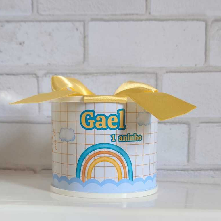 Kit Tubolatas personalizadas 5x6 - Lembrancinha de Aniversário Primeira Volta ao Sol / Diversos temas, Maternidade, Chá 