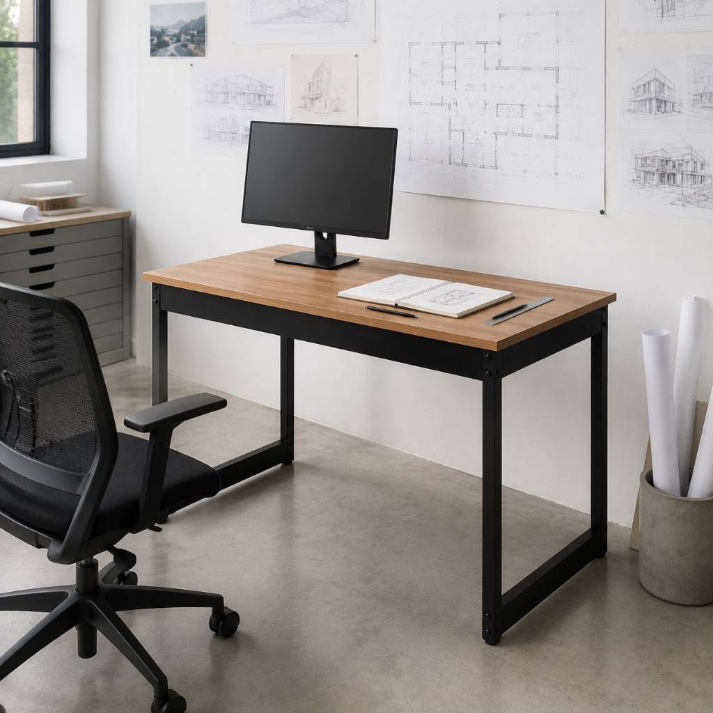 Mesa Space Compacta 90x39cm para Home Office e Estudos
