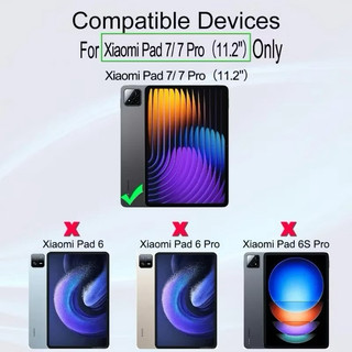 Capa Couro Sintético Girotorio de 360 graus para Tablet Xiaomi pad 7/pad 7 pro 11.2 (2024) capa para  mi 7 11.2 suporte
