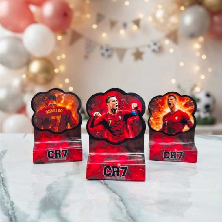 Porta BIS duplo personalizado Cristiano Ronaldo | lembrancinha festa infantil | qualquer tema | brinde aniversário