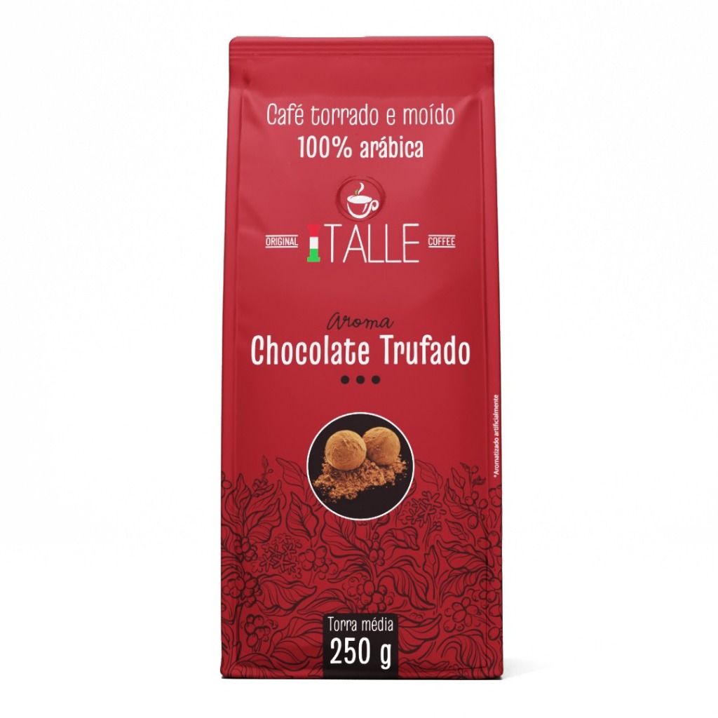Café Aromatizado Cafe Torrado e Moido Café Italle Sabores Aroma 250g