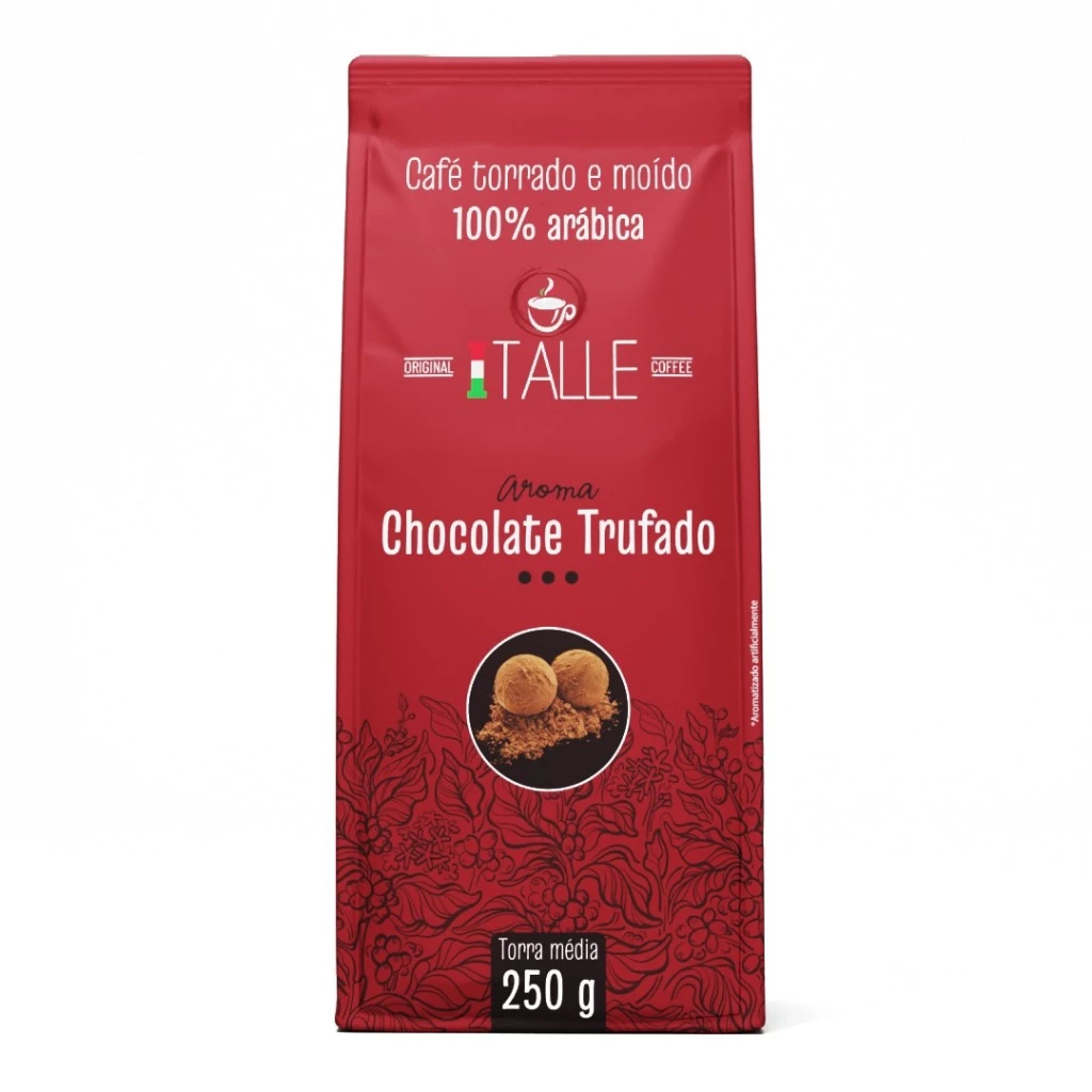 Café Aromatizado Cafe Torrado e Moido Café Italle Sabores Aroma 250g — imagem 1