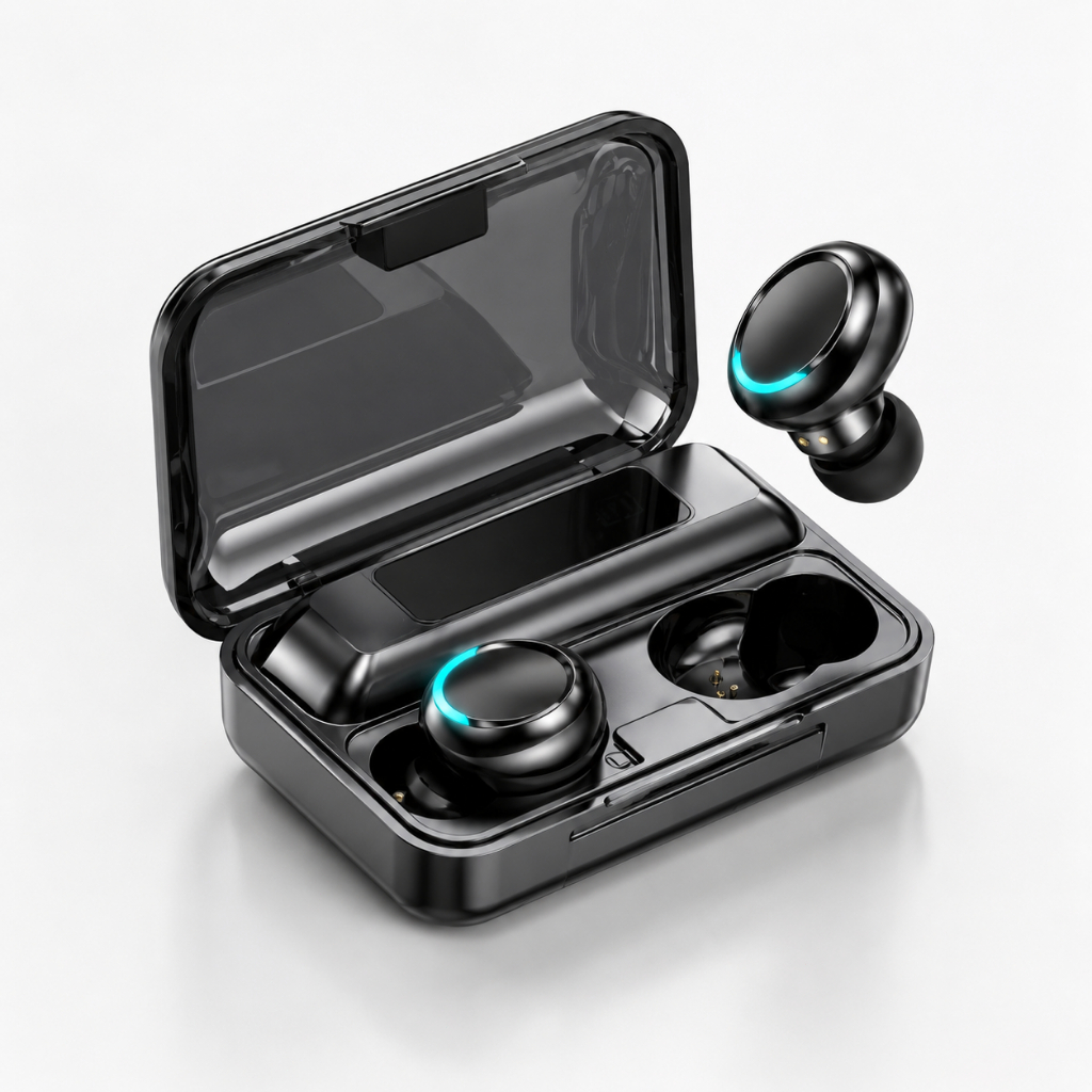 Fone F9-5 Bluetooth V5.3 Carregador de Celular Prova Dágua E Powerbank
