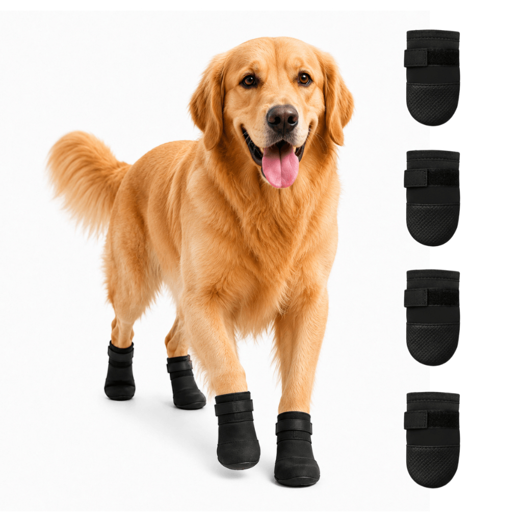 Sapato Cachorro Pet Bota Meia Chuva Antiderrapante Impermeável Calçado Gato Resistente Passeio