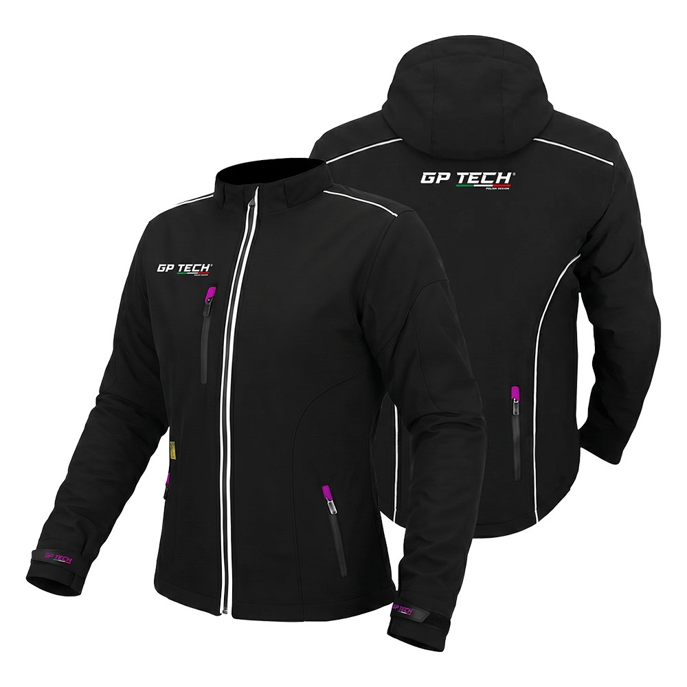 Jaqueta Moto Feminia Gp tech Soft Casual Com Proteção