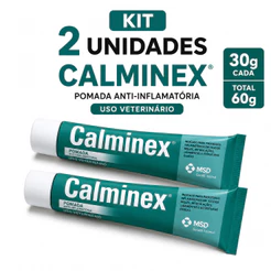 Kit 2 Calminex Pomada 30g MSD – Uso Veterinário