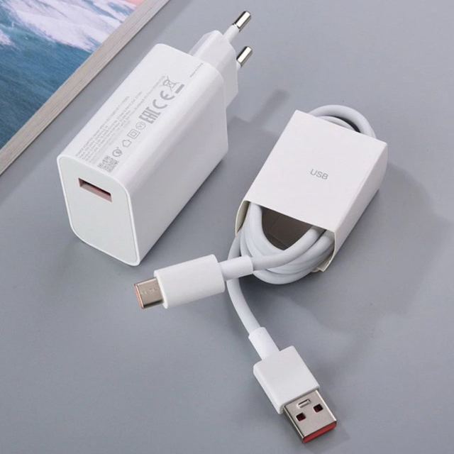 Kit Carregador 120W / 67w /33w v/ com Cabo USB-C Carregamento Rápido Turbo para Celular Smartphone Bivolt Celular