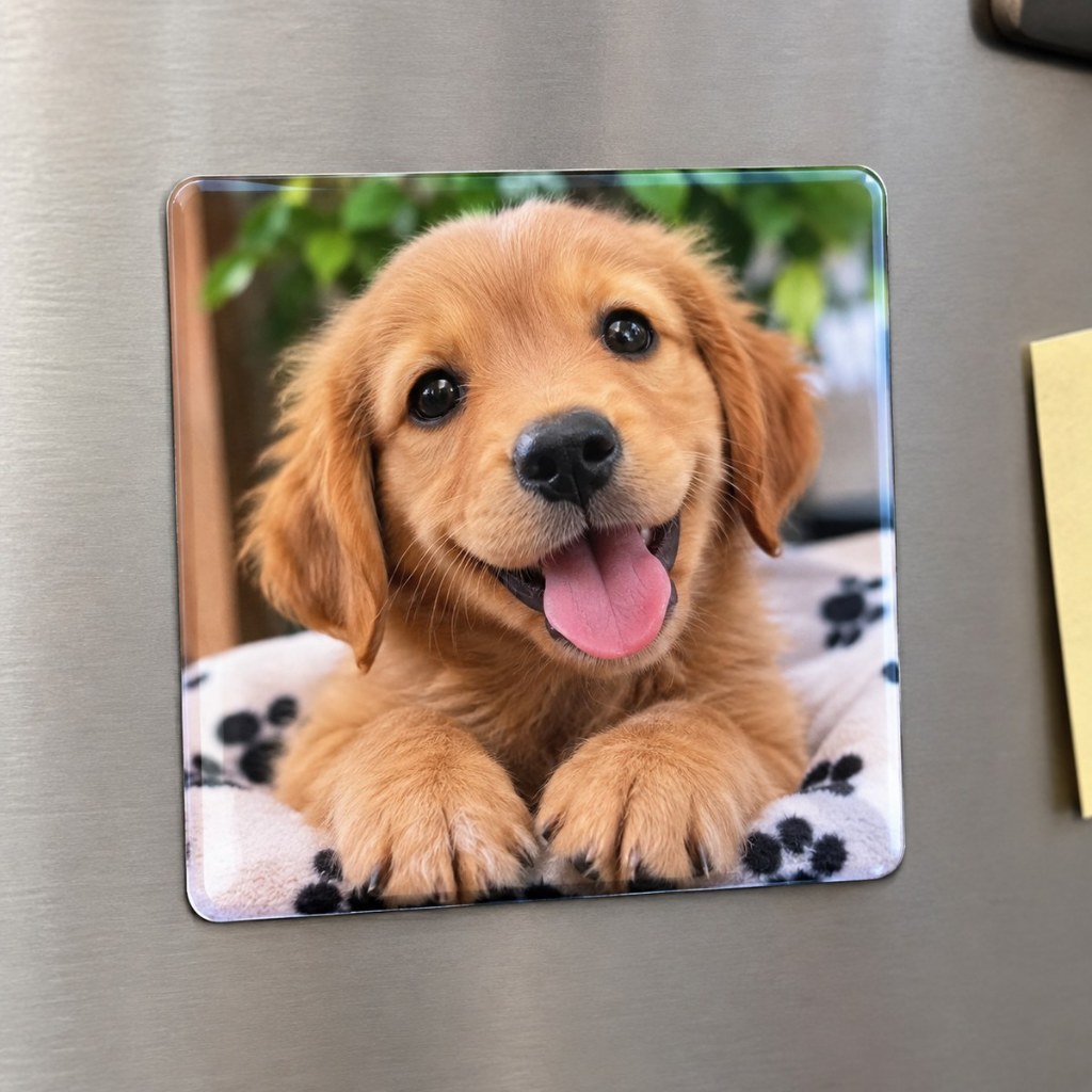 imã de Geladeira Personalizado com Foto 5x5cm Lembrancinha Chá de Bebê Aniversário