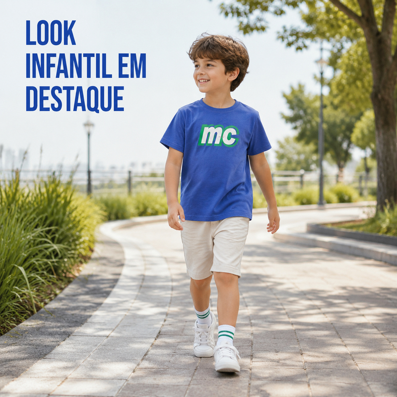 Camiseta Infantil Juvenil Estampada Estilosa – Moda Masculina e Feminina – Confortável e Tendência Verão/Inverno