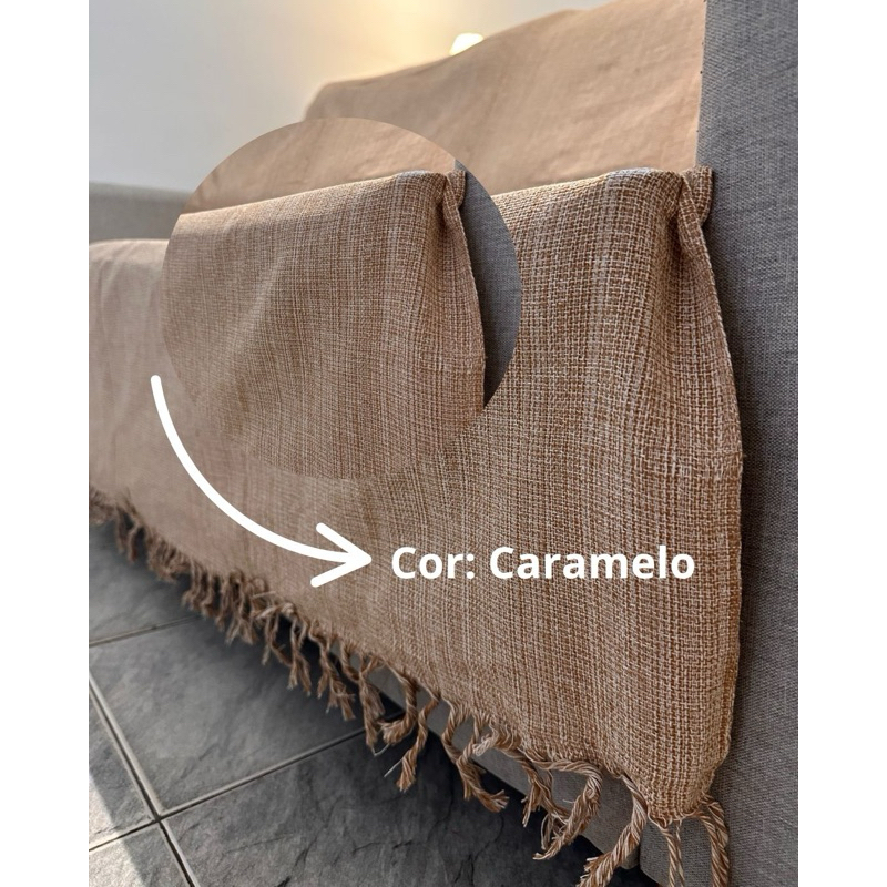 Kit 2 Mantas para Sofá Grande luxo 210x120cm | Algodão 100% | Escolha a Cor | Decoração & Proteção