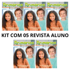 KIT COM 05 Revista Lições Bíblica Primários Aluno 4º Trimestre 2026
