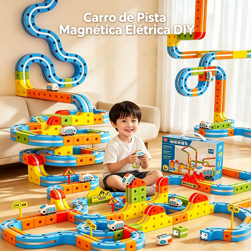 Brinquedos De Menino Crianças Brinquedo Elétrico Magnético De Alto Trilho Trem Pista Brinquedos Para Crianças De 2 anos