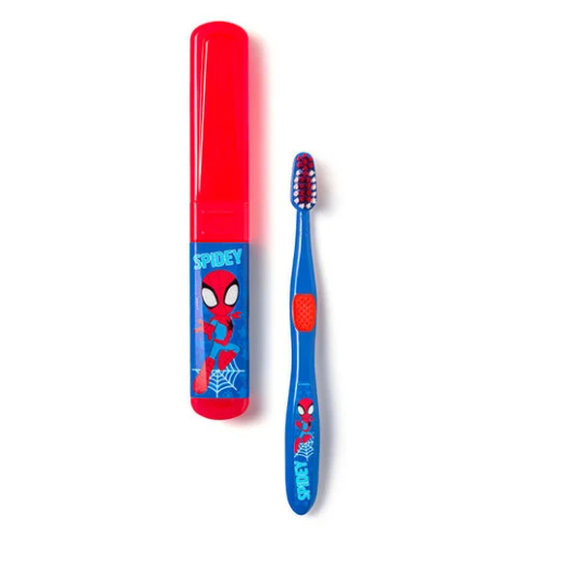 Escova de Dentes com Estojo spider-man