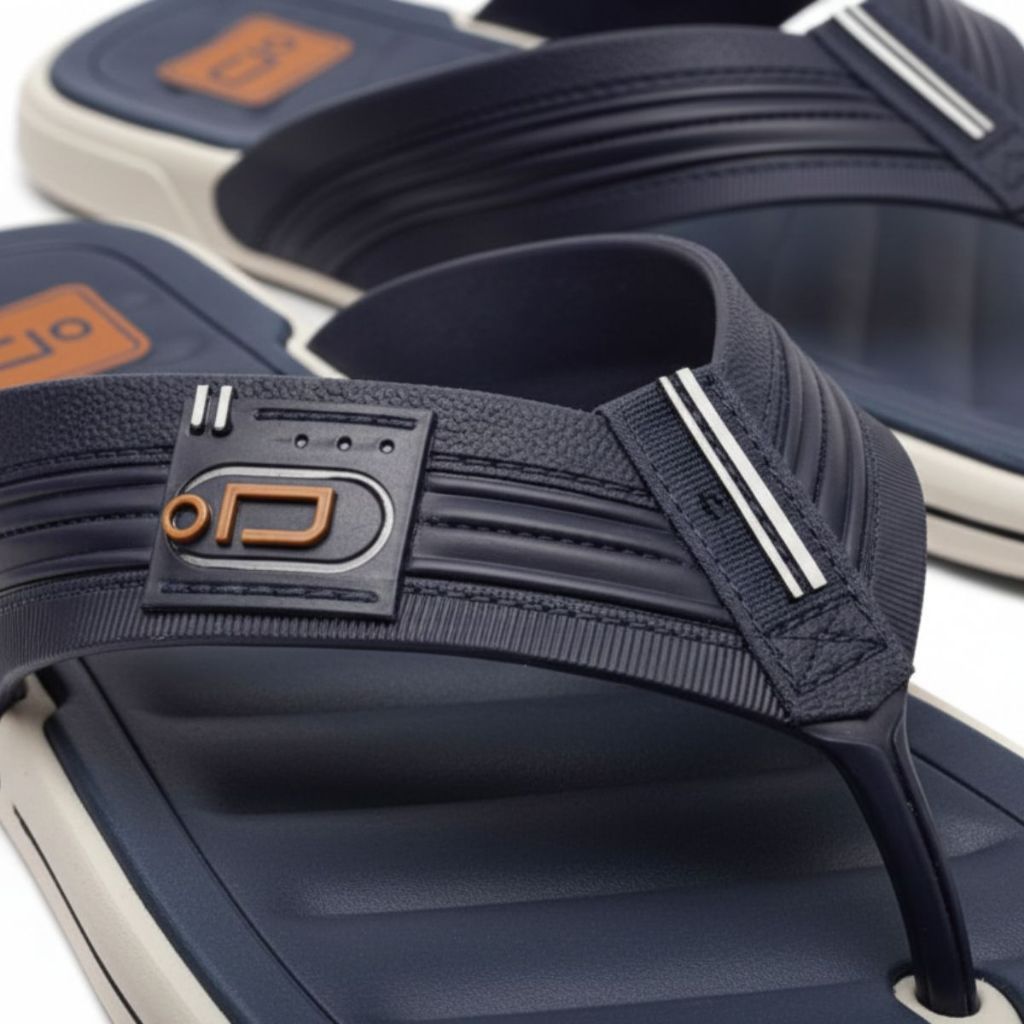 Chinela de Dedo Masculina Casual Confort Premium Sandalia Ortopedica Borracha Macia