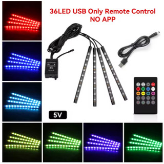 Luz Ambiente LED RGB Automotiva – 224mm