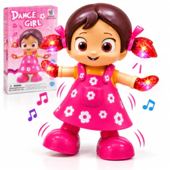 Boneca Fofa Musical Canta Dança E Acende Luz - Dance Girl