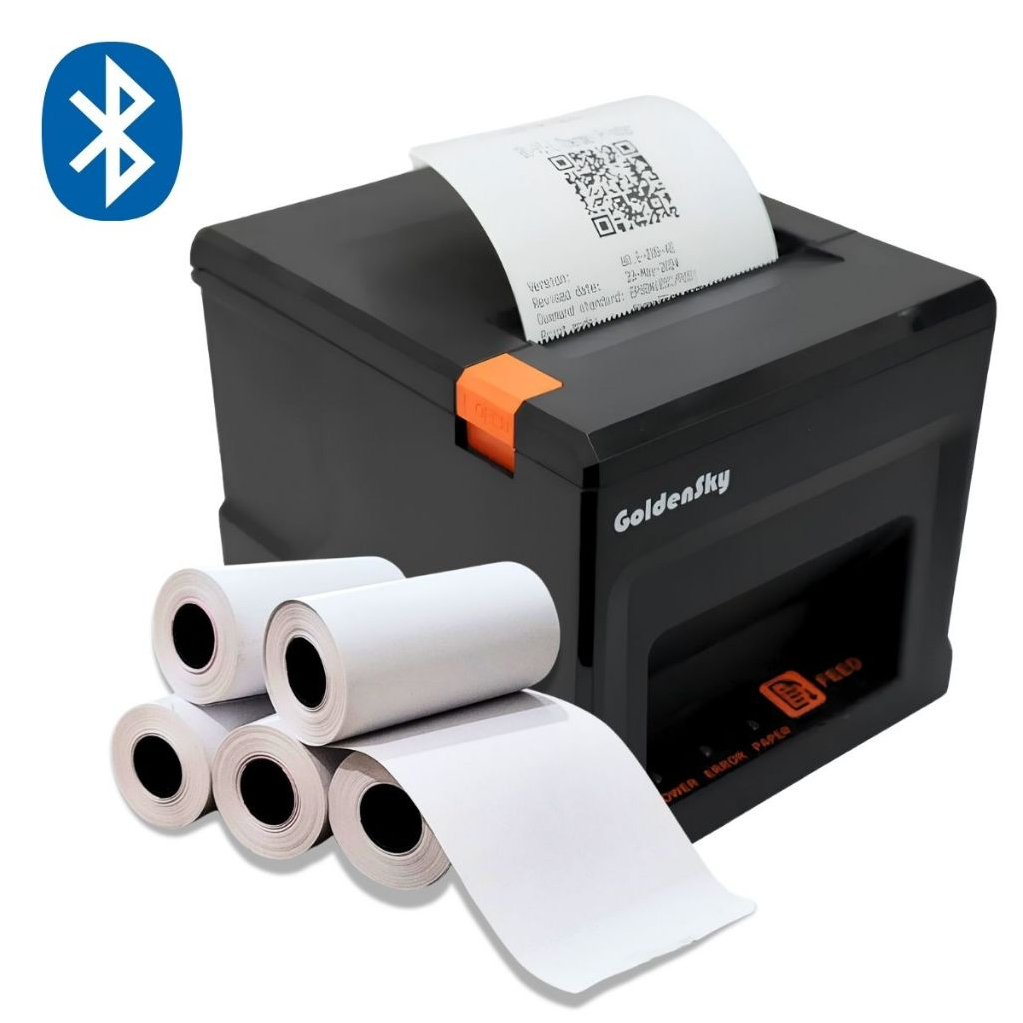 Impressora Térmica 58mm/80MM Ethernet Guilhotina Ticket Cupom Nao Fiscal Milimetros P/ Pc USB Bivolt