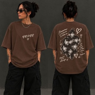 Camisa Camiseta BTS World Tour Arirang 2026 Kpop Army Unissex 100% Algodão Premium Estampada Streetwear – Não Oversized
