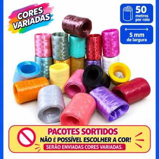 10/20/40  Rolos De Fitilhos Sortidos  Decorativo 05X50