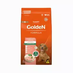 Ração pra Cães Filhotes Raças Pequenas Golden Fórmula sabor Frango e Arroz Mini Bits 3kg