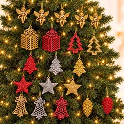 Enfeites Pingentes Bolinhas Arvores de Natal Promoção Desconto Elegante Bonita Decorada