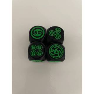 Kit 4 Dados Marcadores De Vida Life Counter - Flesh And Blood TCG - 25mm