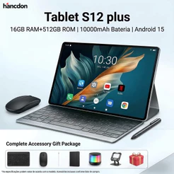 Hancdon Tablet S12 Plus 12.8" 16+512GB 5G | Bateria 10000mAh | Envio 24h Android 15