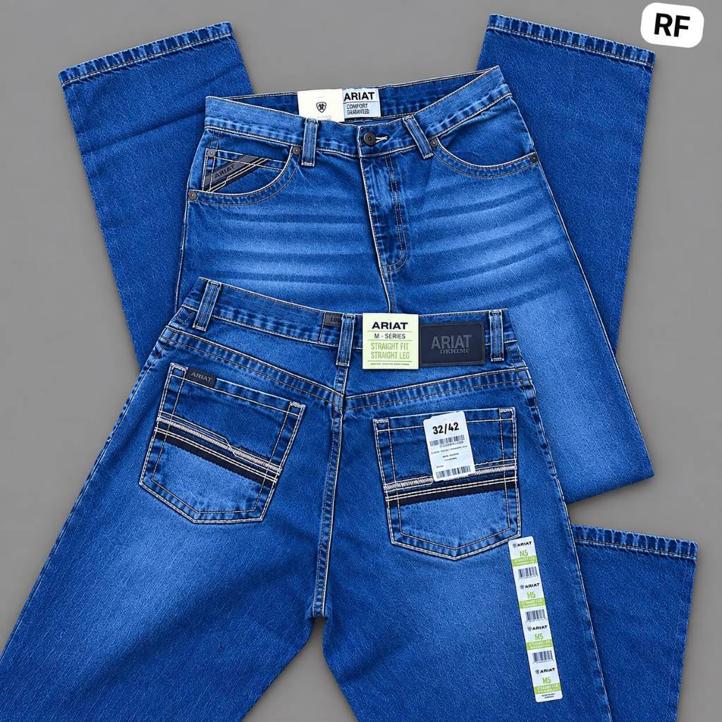 CALÇA COUNTRY MASCULINA DA ARIATT COWBOY RODEIO BARRA LARGA CAUNTRY DA CINCHH 100% ALGODÃO