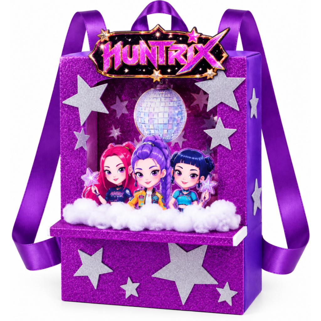 Mochila Maluca Infantil/ Guerreiras do kpop/ Varios Temas Semana Maluca