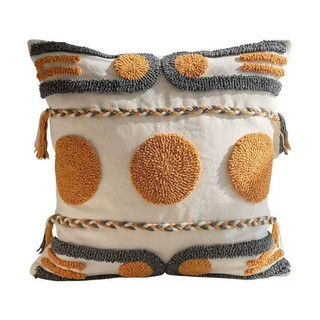 CAPAS DE ALMOFADAS  Boêmia Geometry Bordado Tassel Bordadolongo,casa1 top