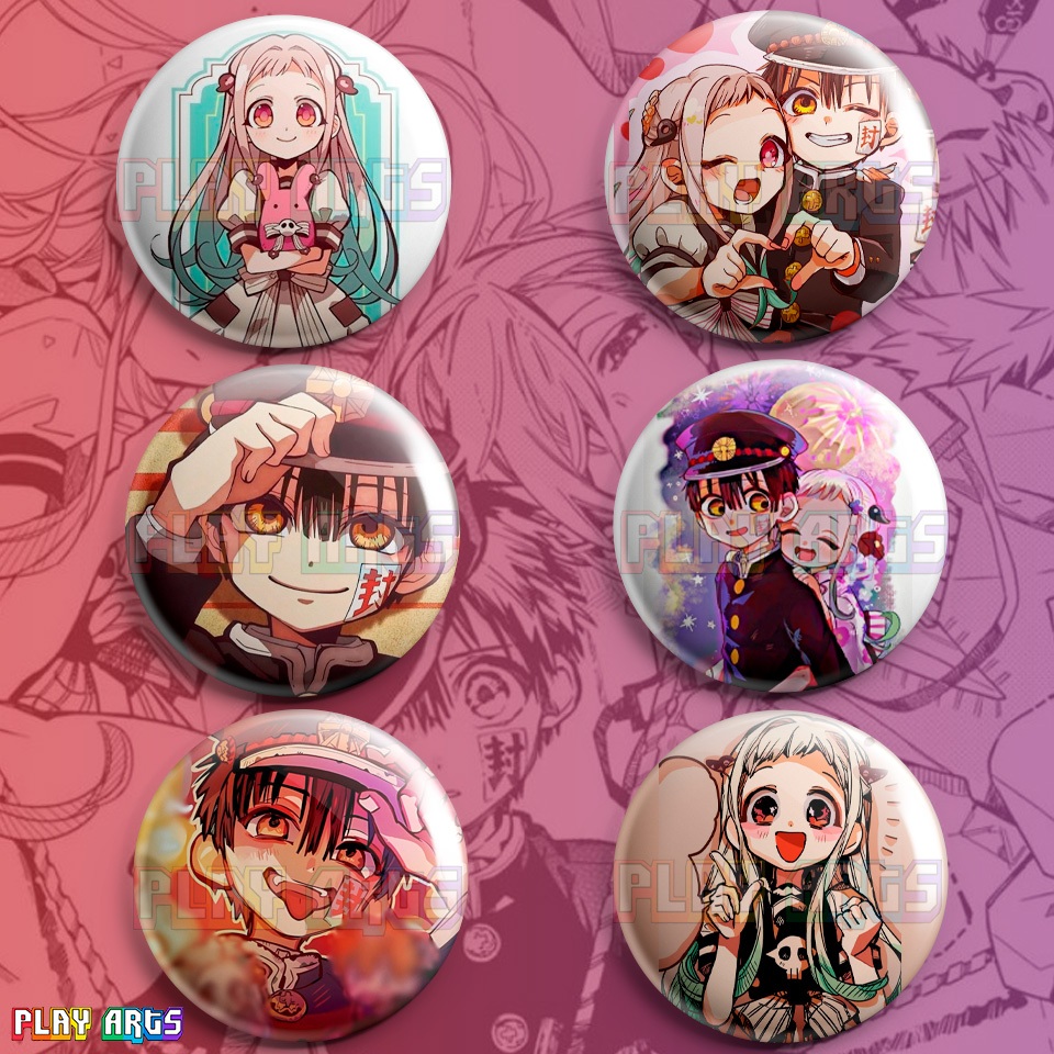 Bottons Broche Anime Toilet Bound Hanako kun